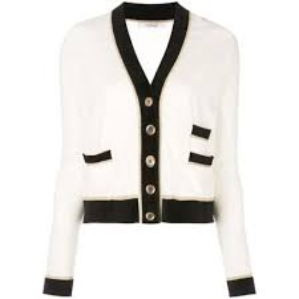 DEREK LAM 10 CROSBY CROPPED CARDIGAN